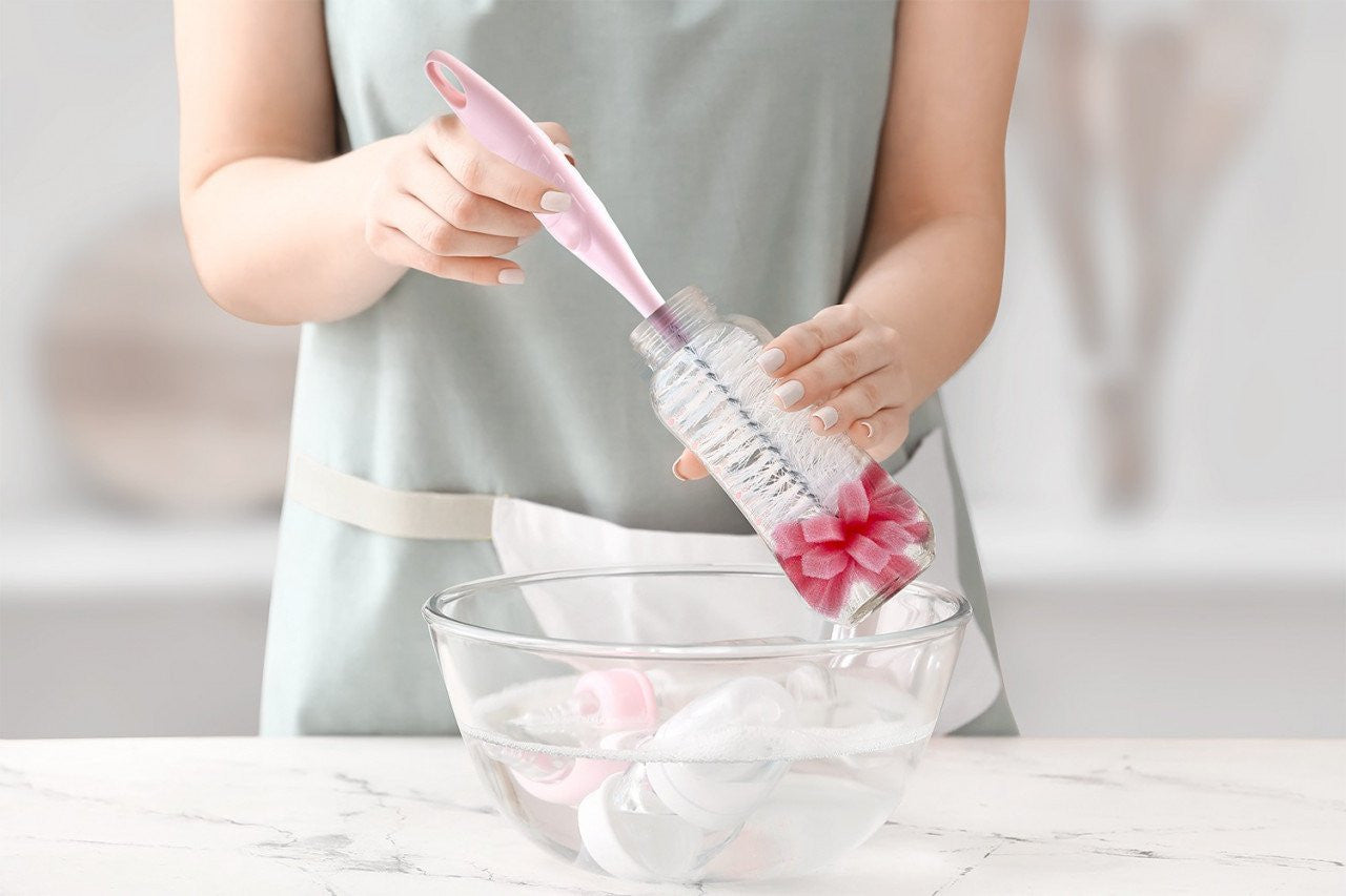 Perie de curatat biberoane BabyJem